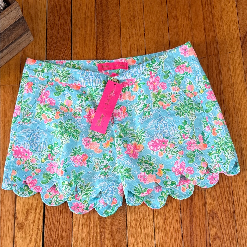 Lilly Pulitzer Rare 2022 Disney Mickey and Minnie Print- NWT Size 0